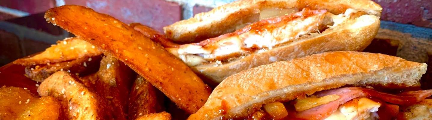 Industrial Revolution Hawaiian Chicken Sandwich Industrial Revolution Hawaiian Chicken Sandwich